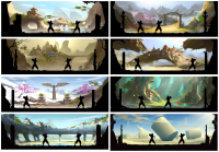 Скетчи для Shadow fight
