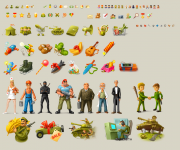 Иконки и миниатюры для игры Banana Wars