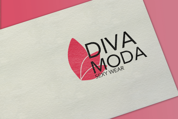 Отрисовка логотипа - Diva Moda