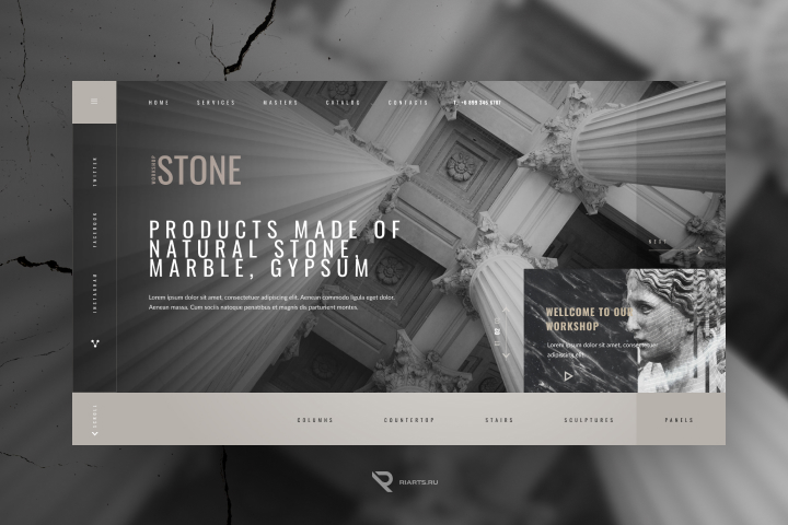 Сайт каталог изделий из камня