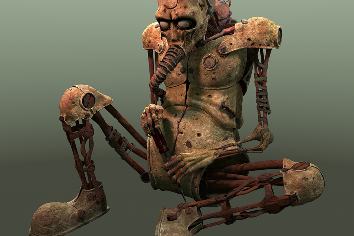 Персонажи в 3D картин художника Дариуша Завадского