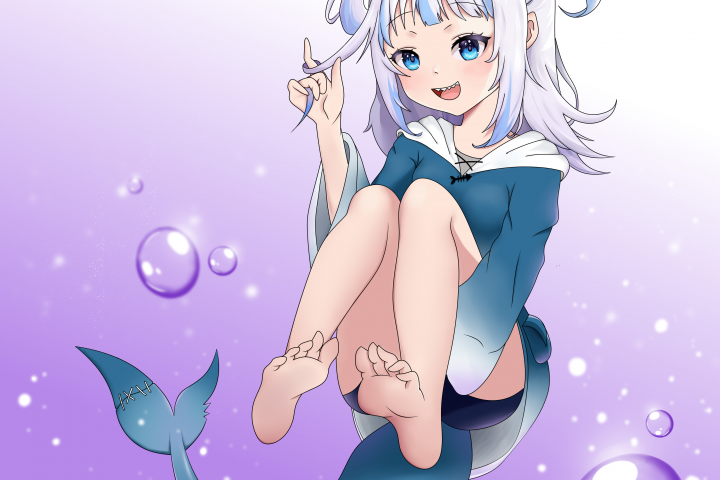 Арт Vtuber Gawr Gura