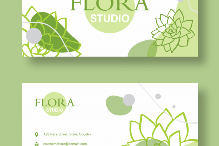 Визитка Flora Studio