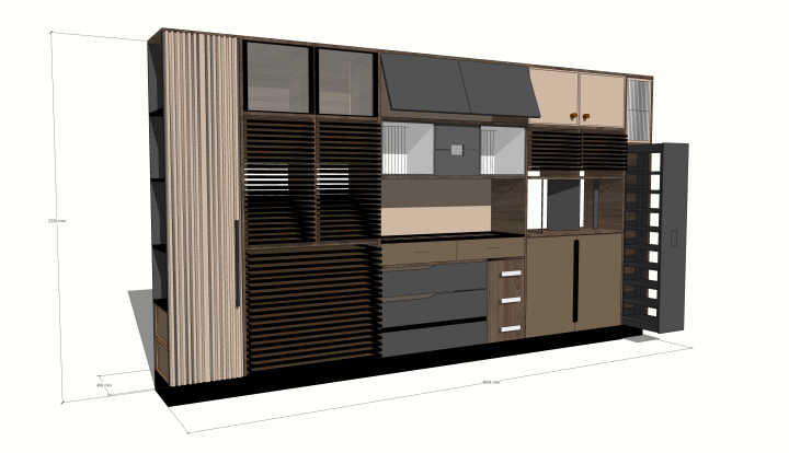 Разработка стеллажа с образцами