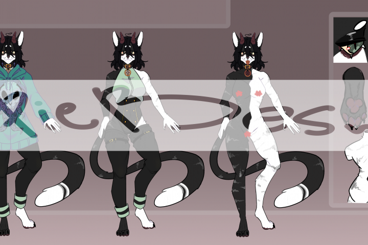 2D Персонаж фурри