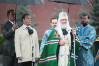 открытие киотов Спасской Башни