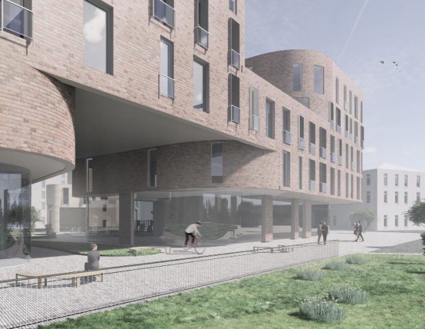 Дом средней этажности