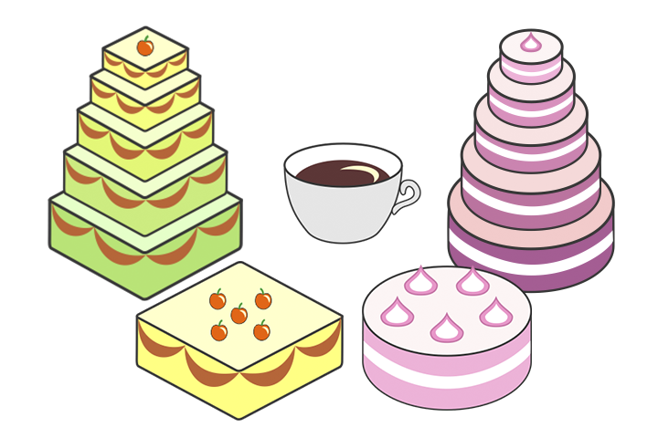 Иконки, смайлы тортиков