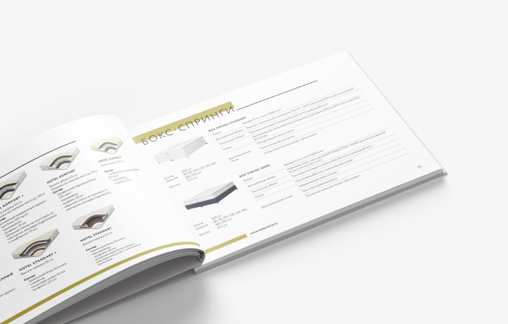 Дизайн и верстка каталога оснащение отелей