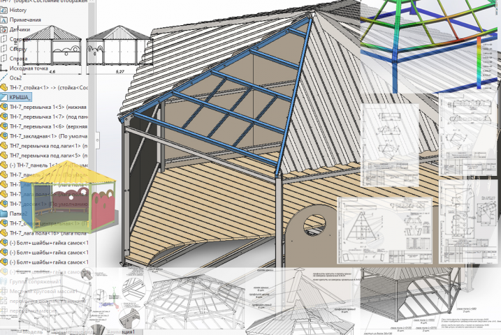 теневой навес