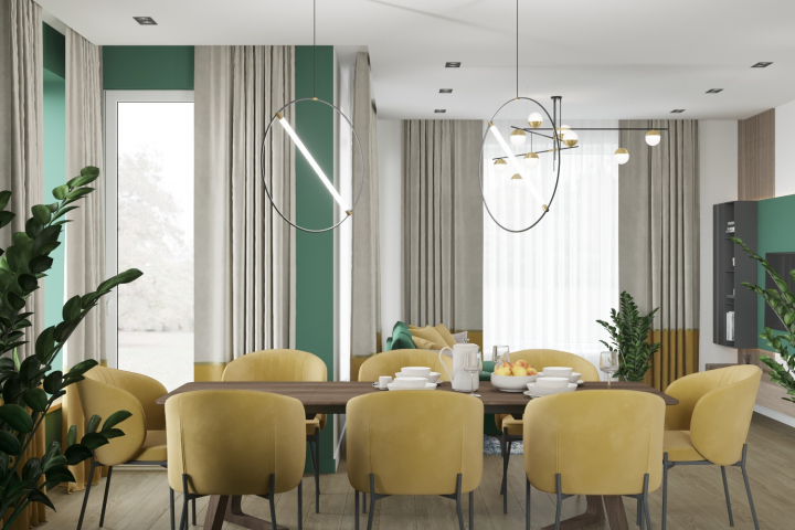 Дизайн-проект яркого дома