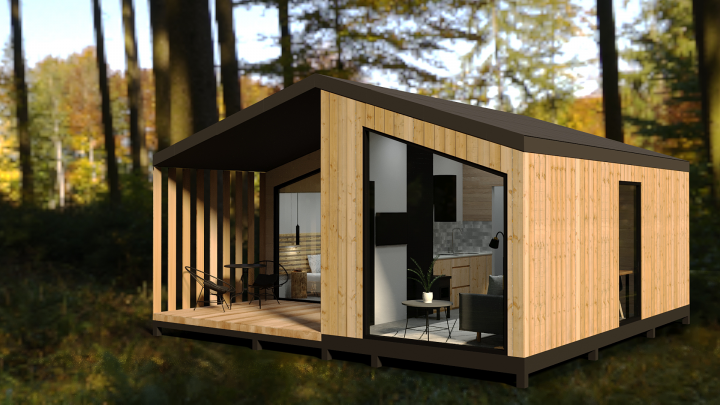 Домики для апарт-отеля в Абрау-Дюрсо