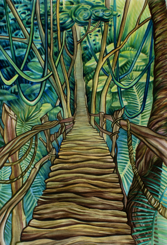 Авторская картина "Джунгли"