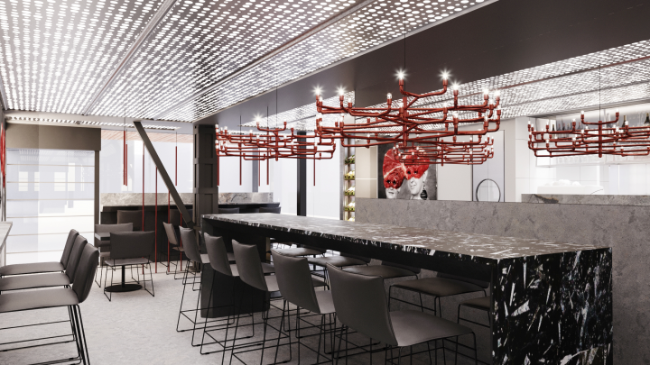 Интерьер мясного ресторана