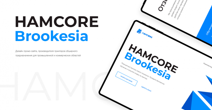 HAMCORE Brokesia Landing page