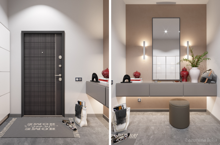 Визуализация прихожей 2018 г.