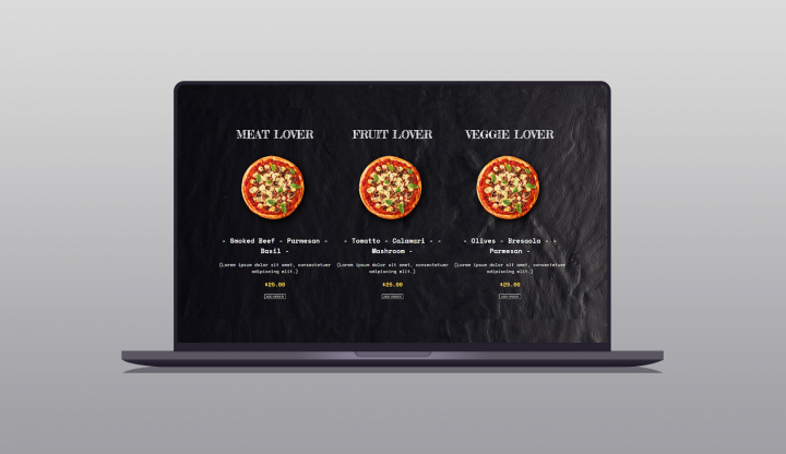Delivery pizzas