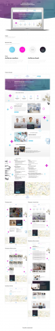 Дизайн сайта визитки для стоматологии