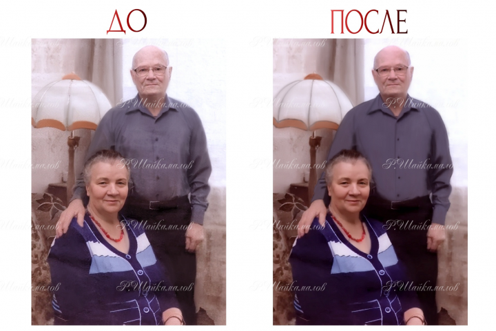 Реставрация (восстановление) старой фотографии