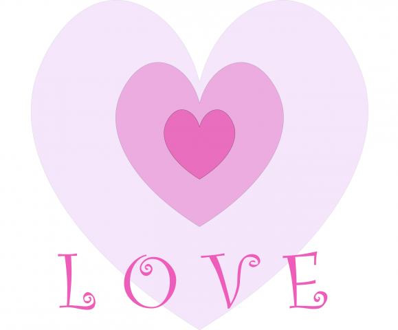 Фон с сердцем.