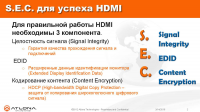 Учебная презентация о передаче сигналов HDMI