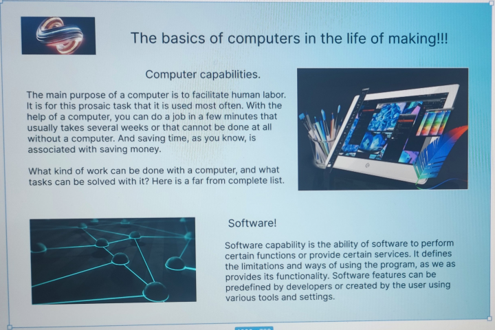 The basics of computers in the life of making!!!
