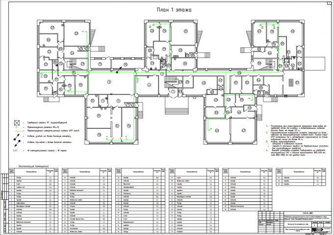 Проект ЛВС диспансера план