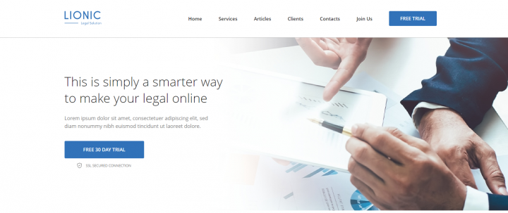 верстка landing page