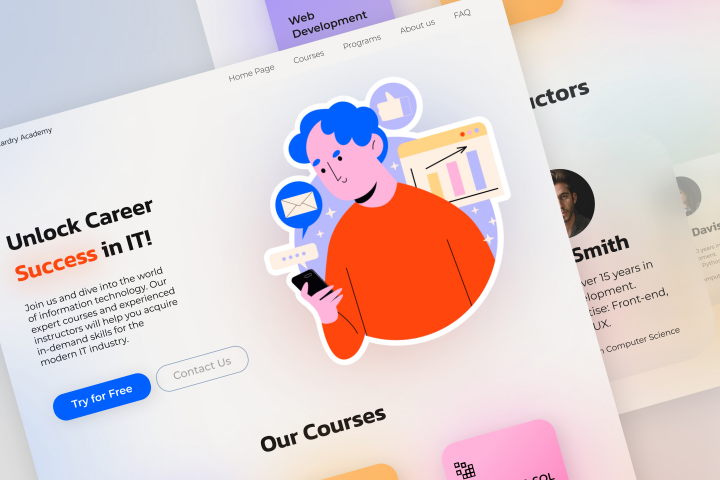 Website for IT Wizardry Academy