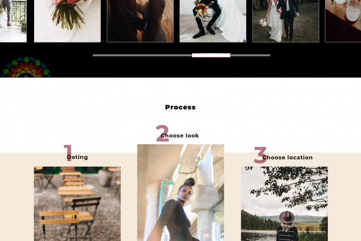 Landing page для фотографа