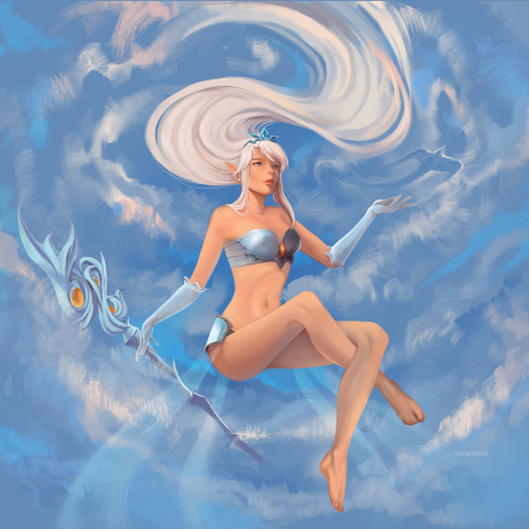 Janna, сплеш-арт