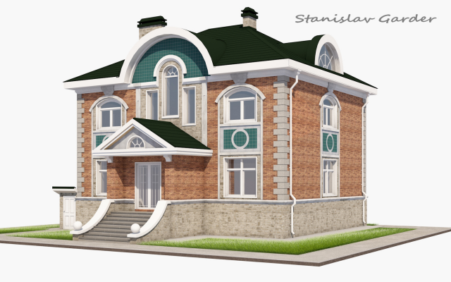 Проект дома в классическом стиле
