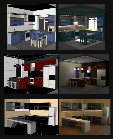 Дизайн и визуализация кухонь