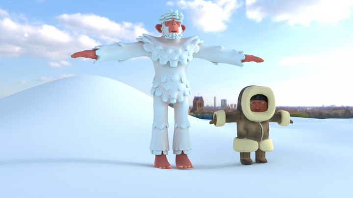 Разработка персонажа Cinema 4d