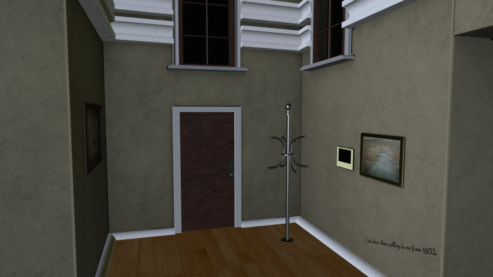 P.T. getting out of the house (выход из дома)