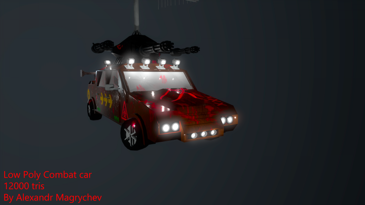 Combat Car(Headlights On)