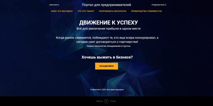 Разработка на конструкторе Tilda