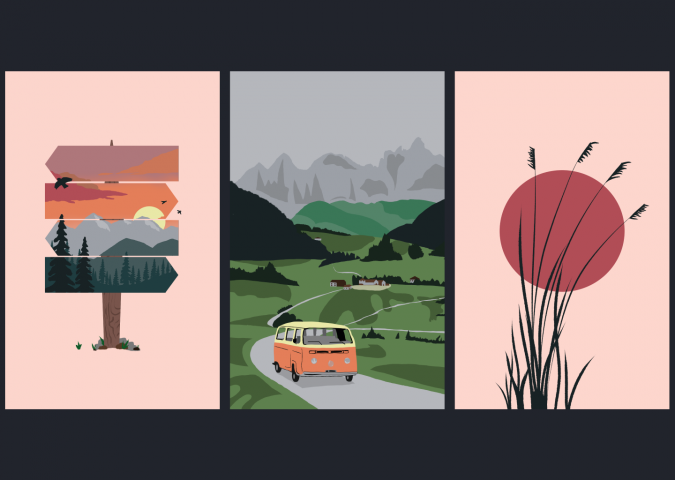 Интерьерный коллаж