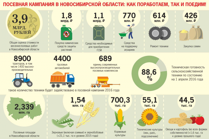 Посевная  компания в НСО