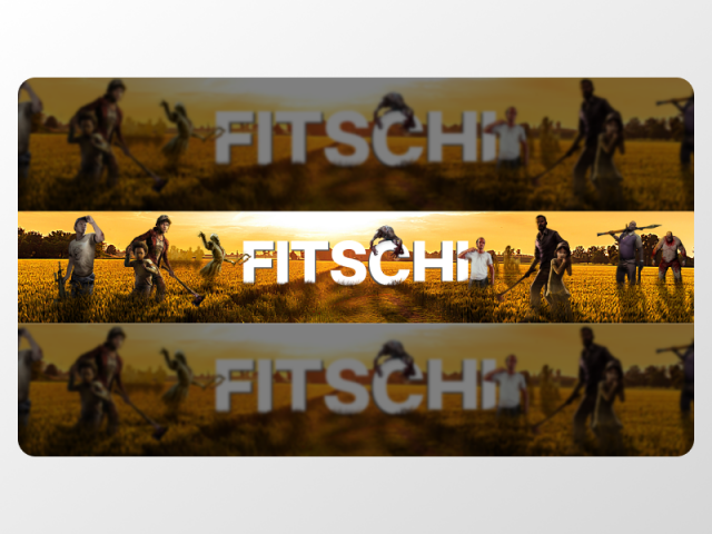 Шапка для ютуб канала "Fitschi"