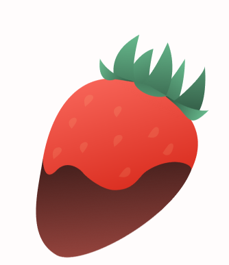 разработка лого для мастерской клубники в шоколаде