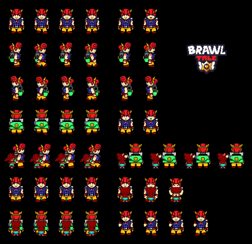 спрайты персонажа