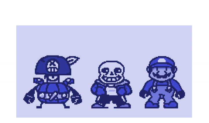 забавный пиксельарт