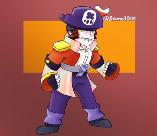 Дэррил хуманитизация (из Brawl stars)