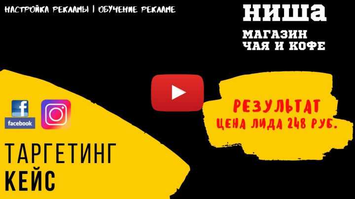 Таргетированная реклама | Магазин чай Цейлон