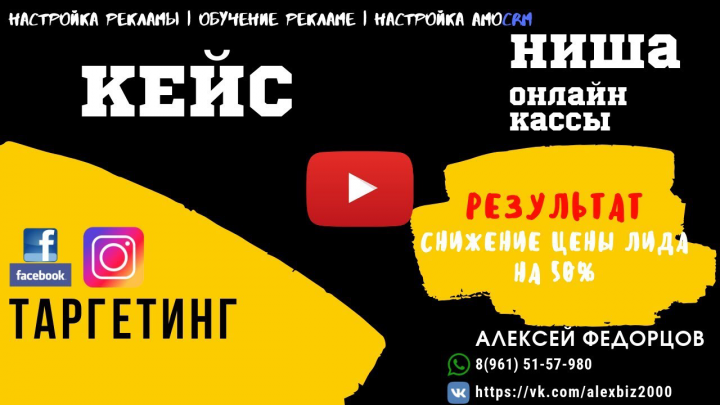 Снижение цены лида на 50%|Таргетированная реклама