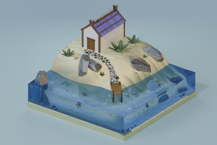 Тихий пляж / Silent beach