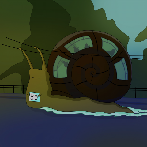 Улитка троллейбус