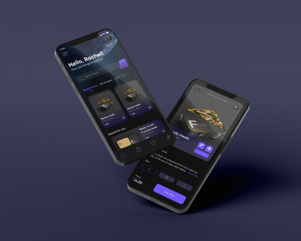 Дизайн приложения, доставка еды