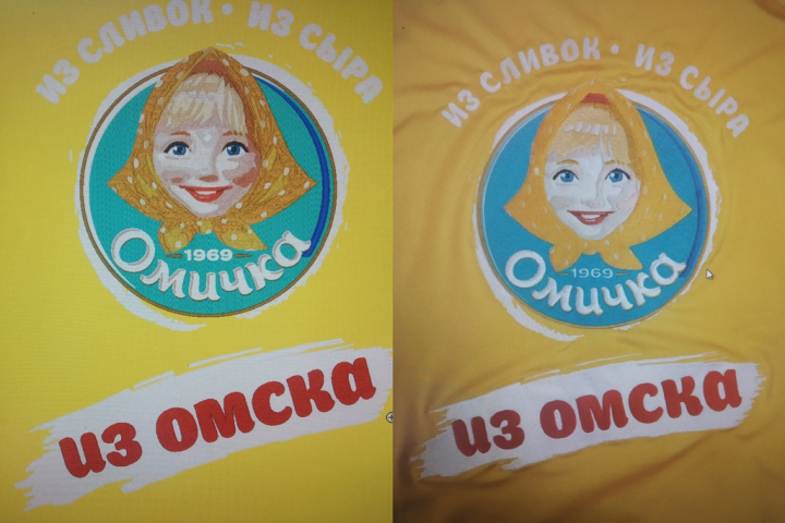 Образец программы вышивки